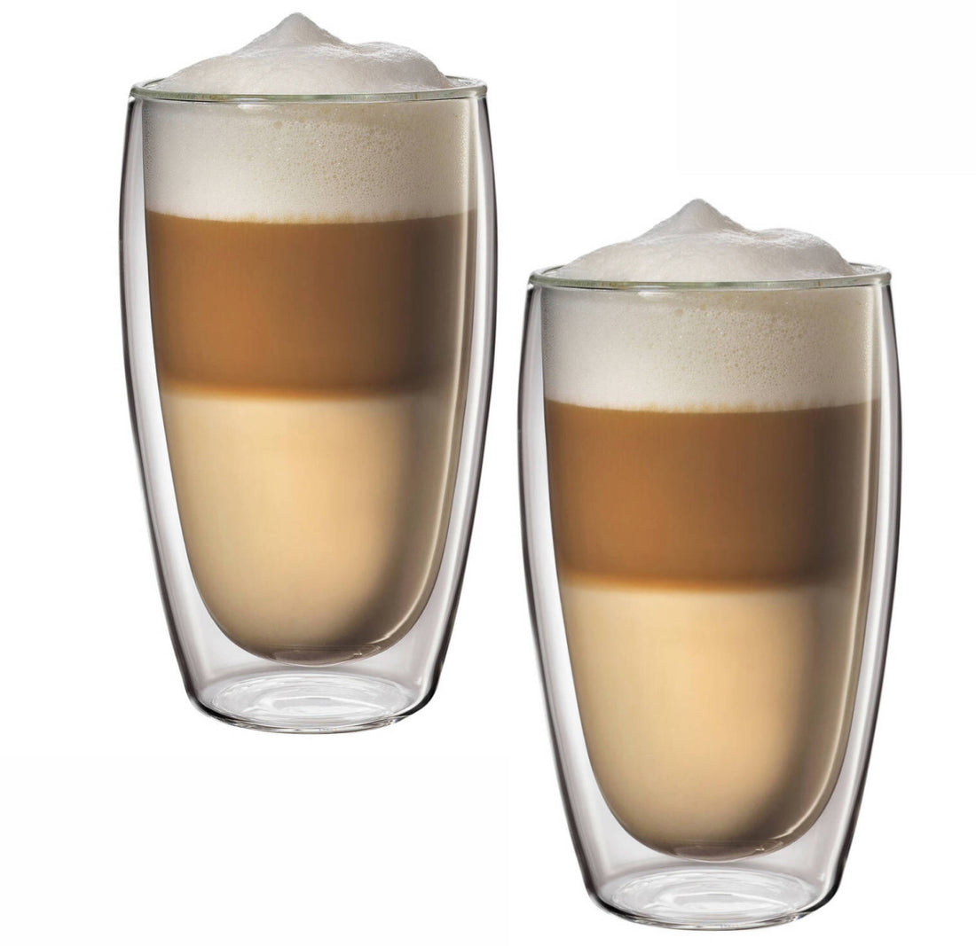 Set aus 2 doppelwandigen Gläsern 350 ML