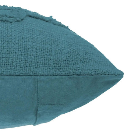Coussin Inca bleu canard