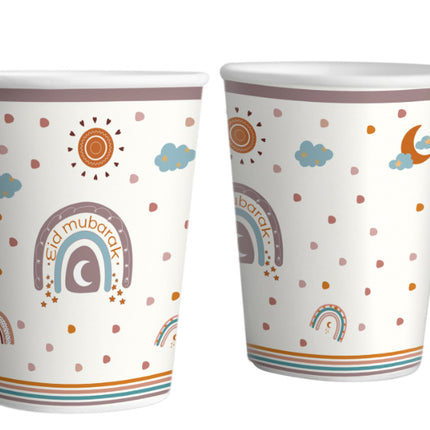 Gobelets - Eid Arc-en-ciel (lot de 6)