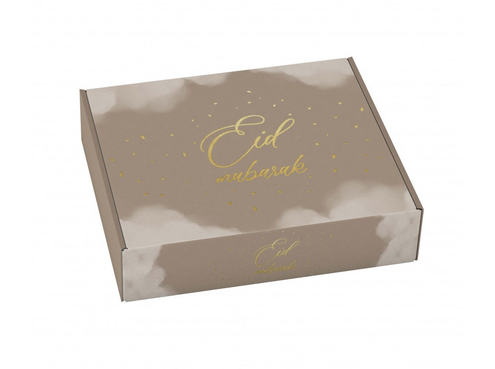 Eid Mubarak Gebaksdoos Taupe