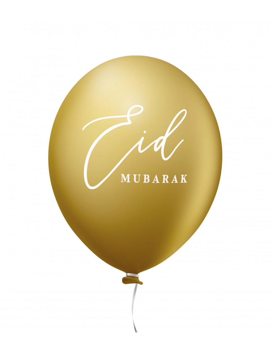 Eid Mubarak balloons Bordeaux/purple 6pcs.