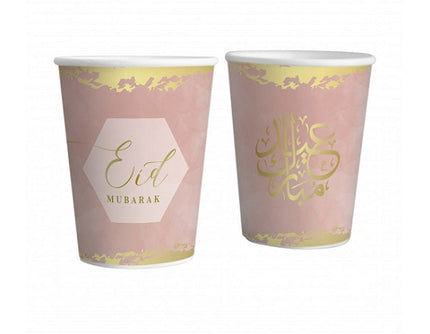 Gobelets Aïd Moubarak Vieux Rose 6 pièces