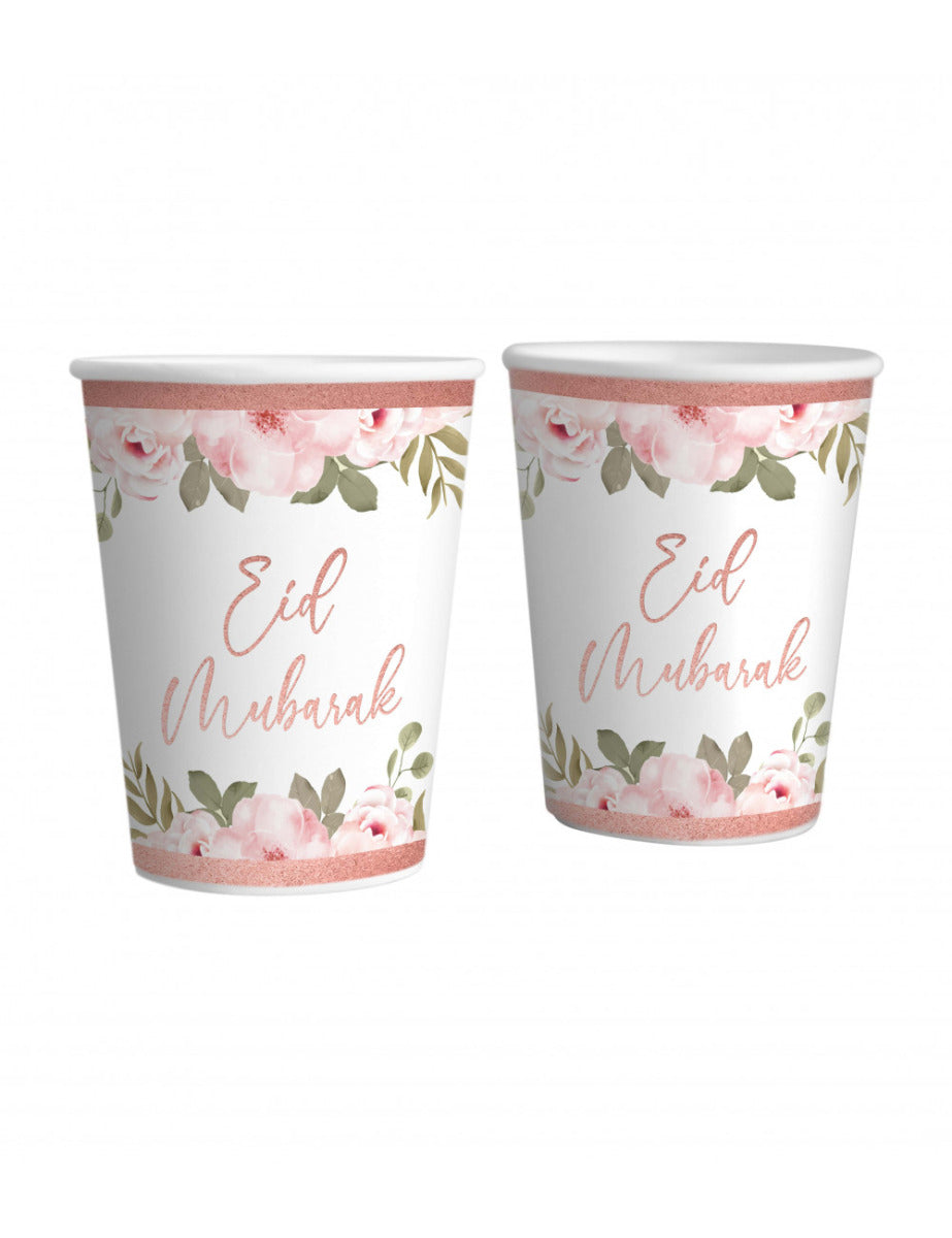 Eid Mubarak Becher Roségold (6 STÜCK)