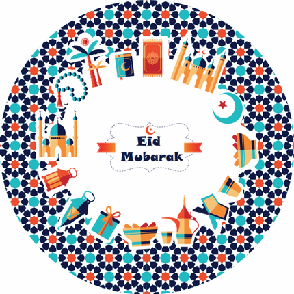 Assiettes de l'Aïd (6 pièces)