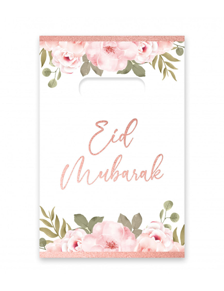 Ausgabe-Tütchen Eid Mubarak Süßigkeitstüten Roségold