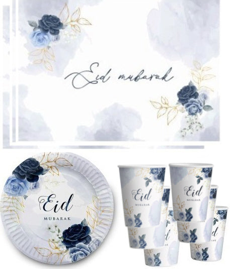 Eid Mubarak table setting Peony
