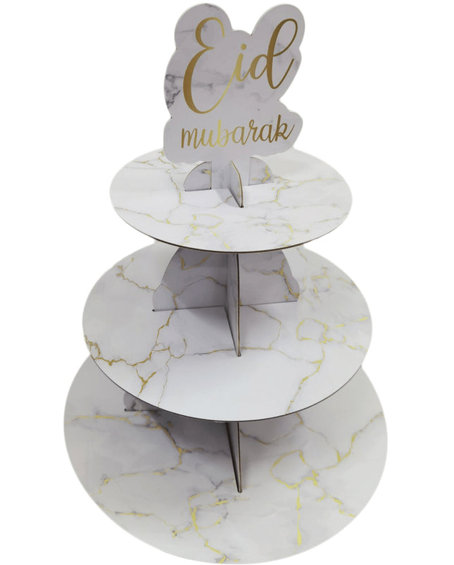 Eid mubarak étagère marbre or