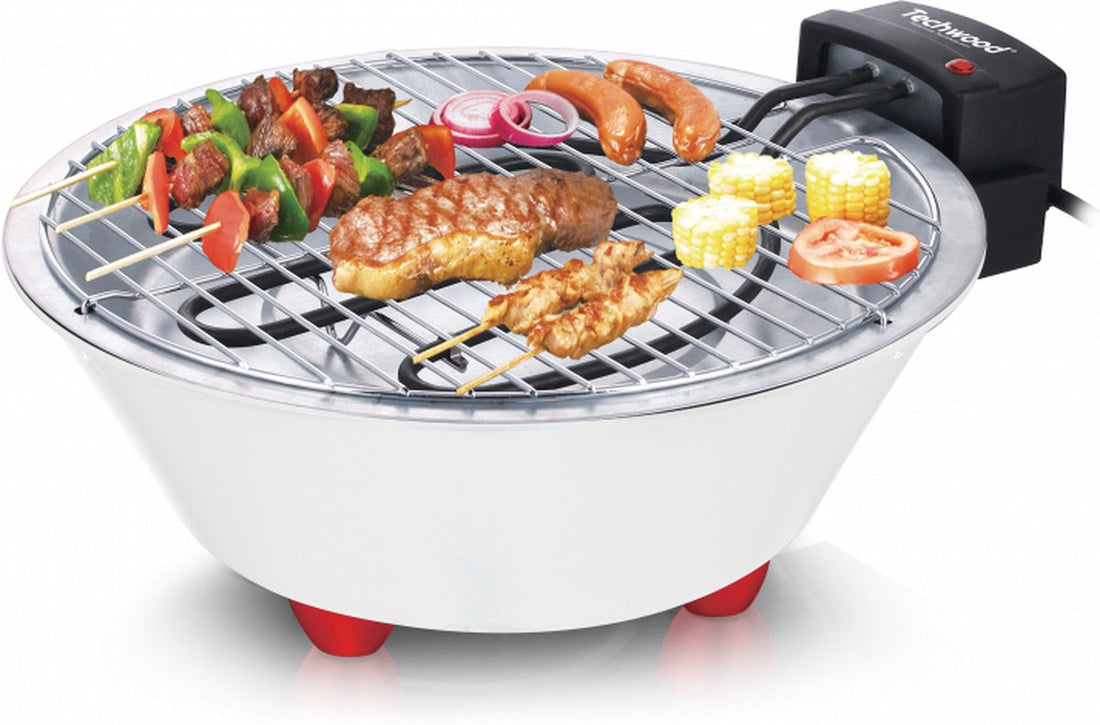 Techwood - 801 - Electric barbecue - Ø31 cm - Table barbecue - compact and lightweight