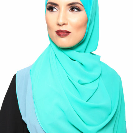 Hijab Instant en Mousseline Prêt-à-porter