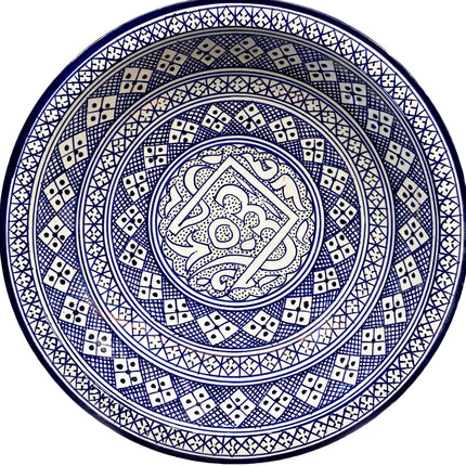 plat en céramique Fès Ø35