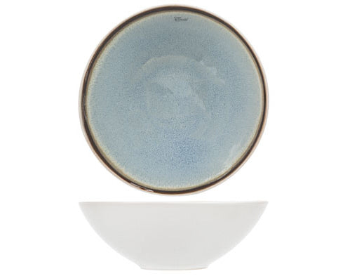 ASSIETTE CREUSE BLEUE FEZ-BOL D18CM