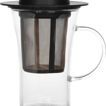 Verre à thé avec filtre et couvercle 280ML