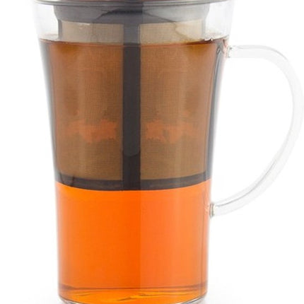 Verre à thé avec filtre et couvercle 280ML