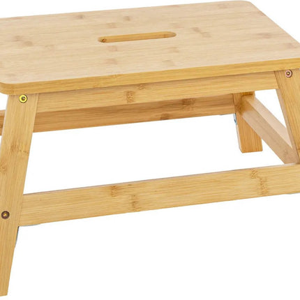 Repose-pieds/tabouret – bambou – 38 x 26 x 25 cm