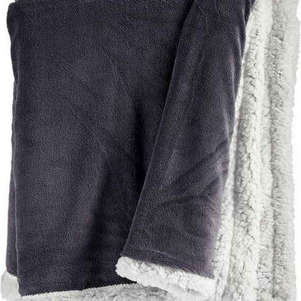 Couverture Polaire Gris Blanc (130 x 170 cm)