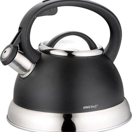 Bouilloire sifflante - 2,2 litres - Inox - avec sifflet