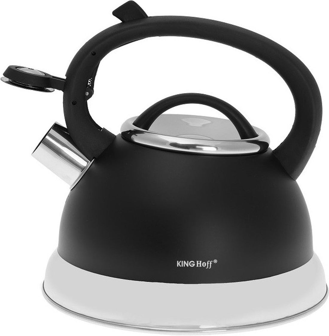 Kinghoff fluitketel RVS 2,2 liter – met fluit, geschikt voor inductie – foto 2