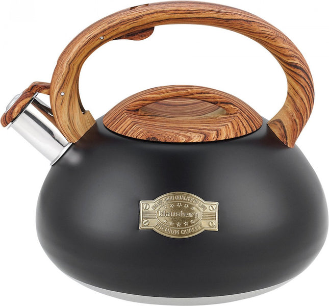 Klausberg 7565 - Bouilloire sifflante - Mat - Induction - 3 litres
