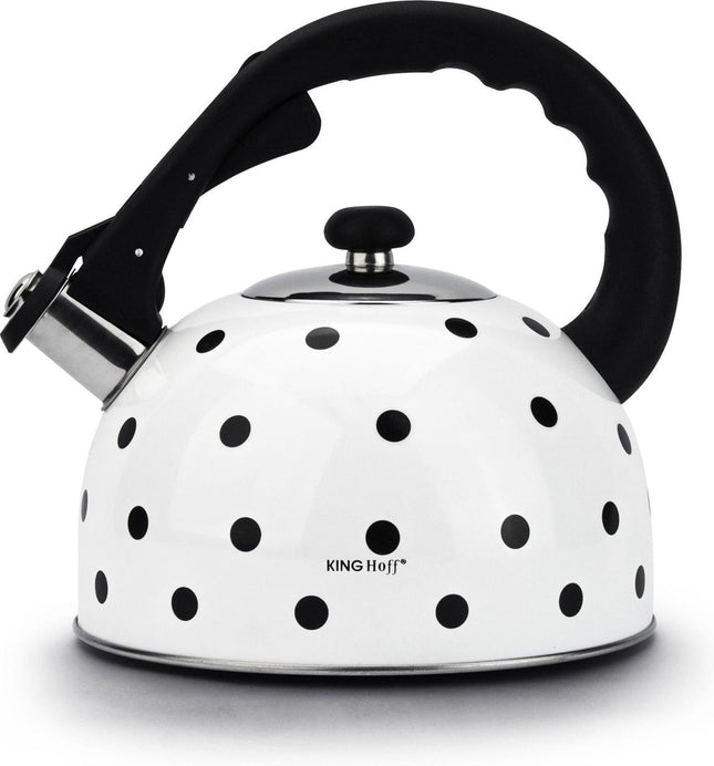 Bouilloire à pois blancs - 2,6 litres
