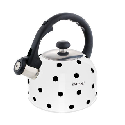 Bouilloire à pois blancs - 2,6 litres