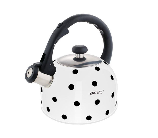 Bouilloire à pois blancs - 2,6 litres