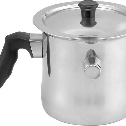 Kinghoff Casserole à lait siffleuse - inox - toutes sources de chaleur