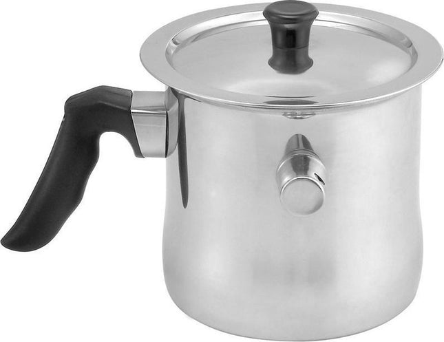 Kinghoff Casserole à lait siffleuse - inox - toutes sources de chaleur