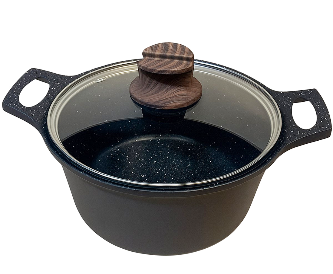 Hakal kookpan van gietaluminium met glazen deksel – Ø 20 tot 40 cm, inductie – foto 12
