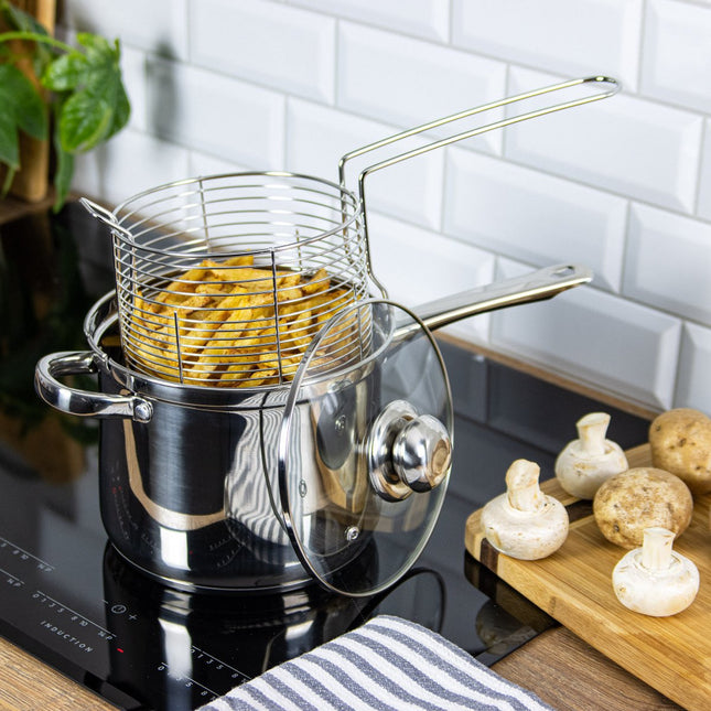 Friteuse Kinghoff - 3,6L - inox - toutes sources de chaleur