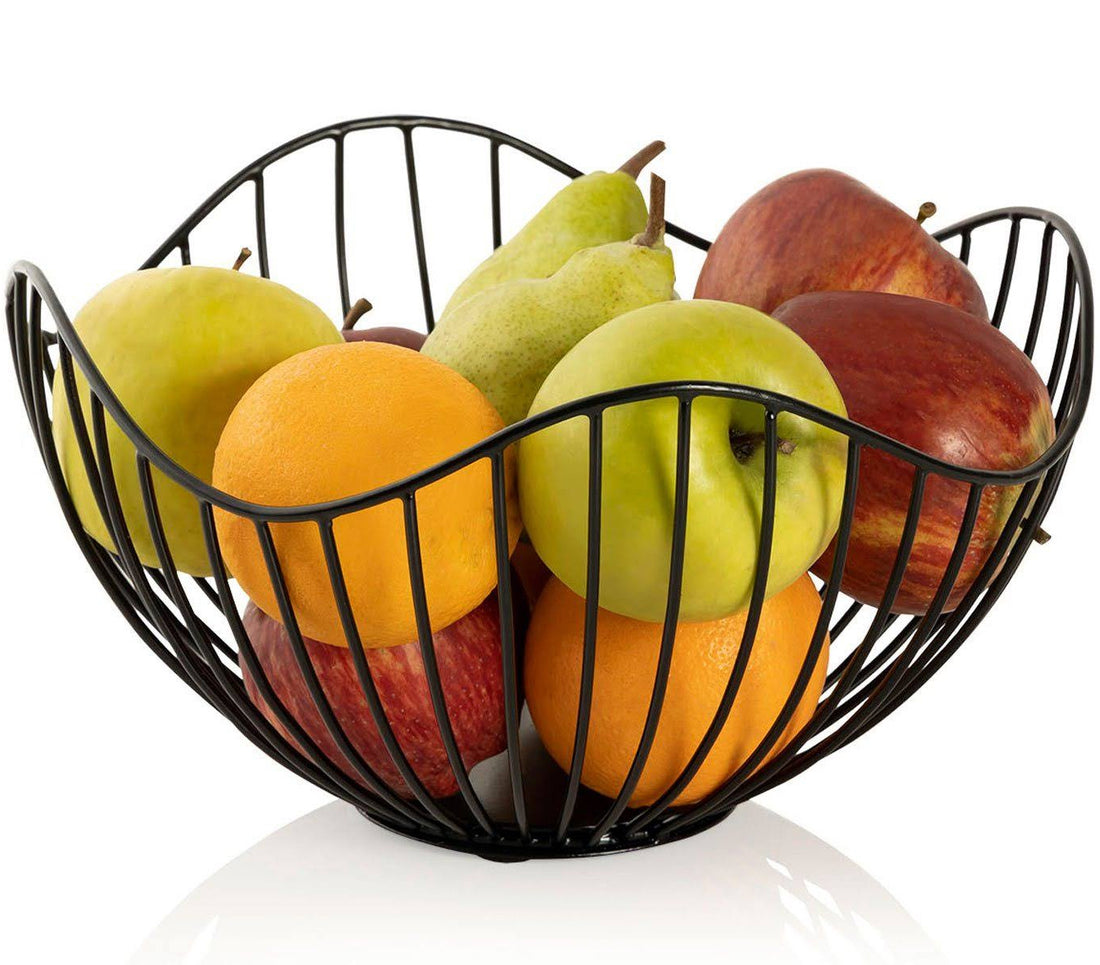 Black Metal Fruit Bowl