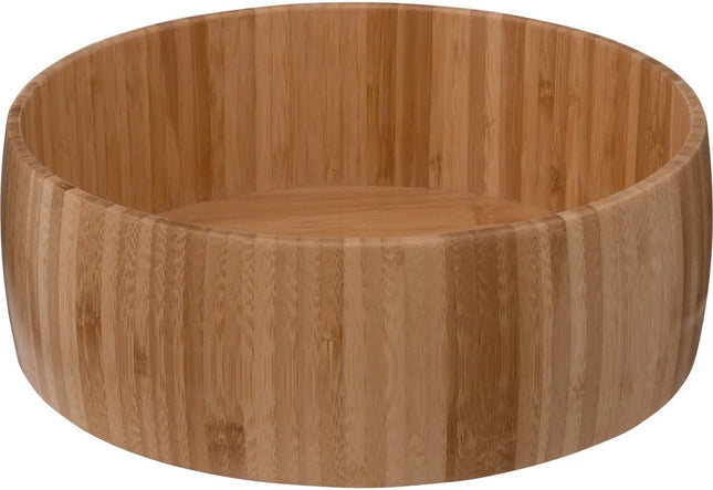 5Five Corbeille à fruits Bali - bois de bambou - D29 x H10 cm - marron - rond