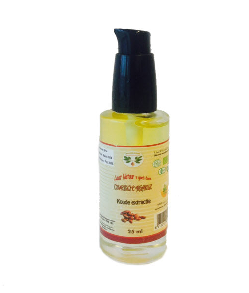 Huile d'argan 100% pure et biologique 25 ml.