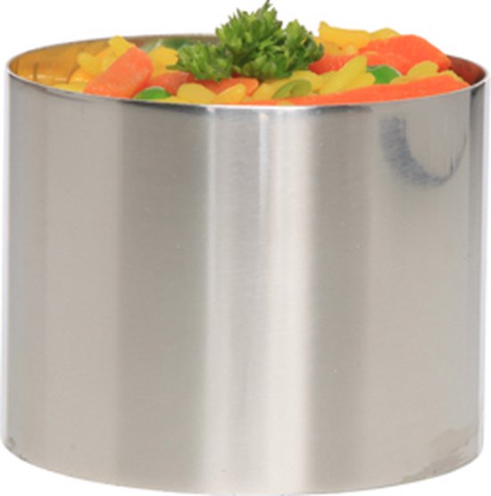 Garneercirkel rond D7CM X H5.5CM inox