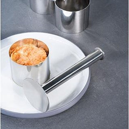 Cosy&Trendy Cercle de présentation - Rond Avec Poussoir - Ø 7 cm - Set de 4