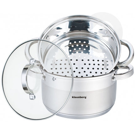 Couscoussier / Cuiseur vapeur - Ø 24 cm - 5L