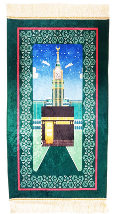 Tapis de prière Kaaba 90 x 50 cm