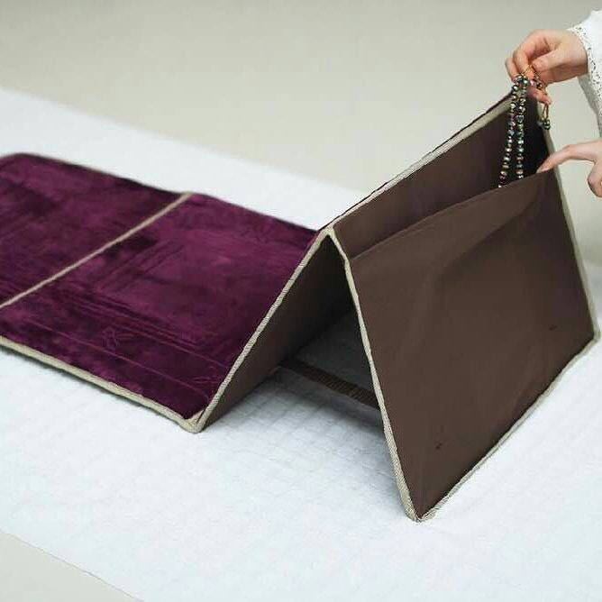 Gebedskleed met rugleuning – om te vormen tot stoel, 110 x 53 cm – foto 5