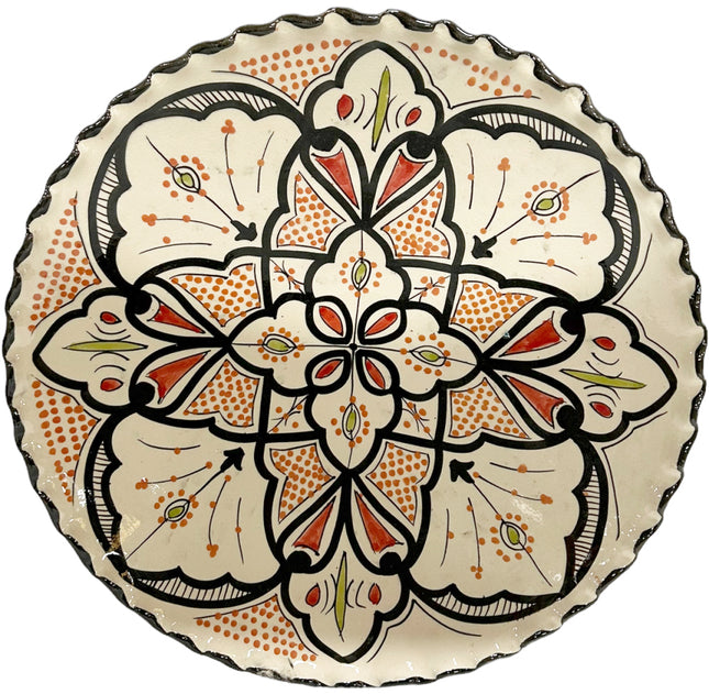 Plat marocain côtelé Ø35