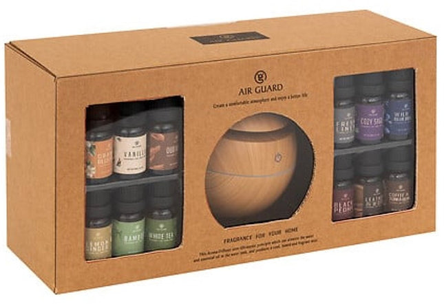 DIFFUSEUR + 12 huiles parfumées Avec bougie parfumée