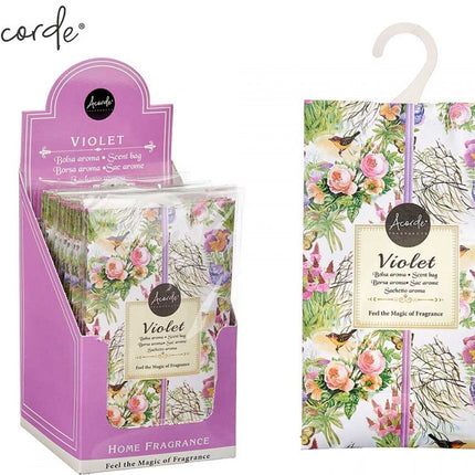 Sachets parfumés - Armoire - Désodorisant - Toilettes - Aspirateur - Violette - 1 pièce