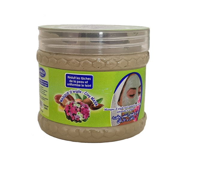 Ghassoul with argan, almond and rose