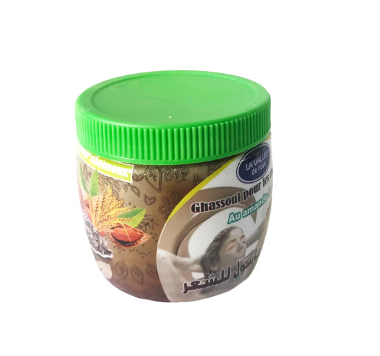 Ghassoul for hair with almond and argan