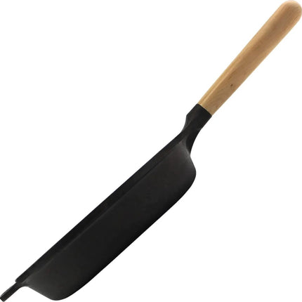 Poêle en fonte BRIZOLL - Manche en bois - Modèle "NEXT" Compatible tous feux