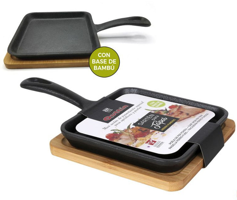 Quttin cast iron tapas pan 14 x 14 cm