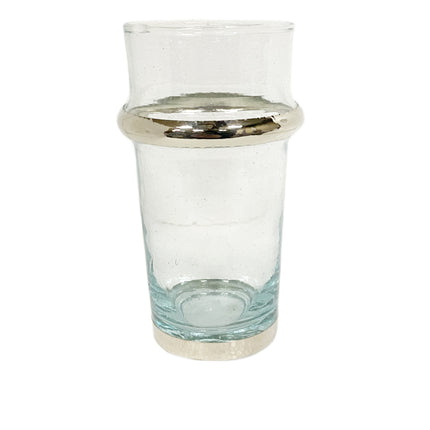Verre beldi marocain argent 10 cm