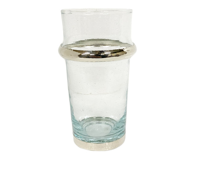 Verre beldi marocain argent 10 cm