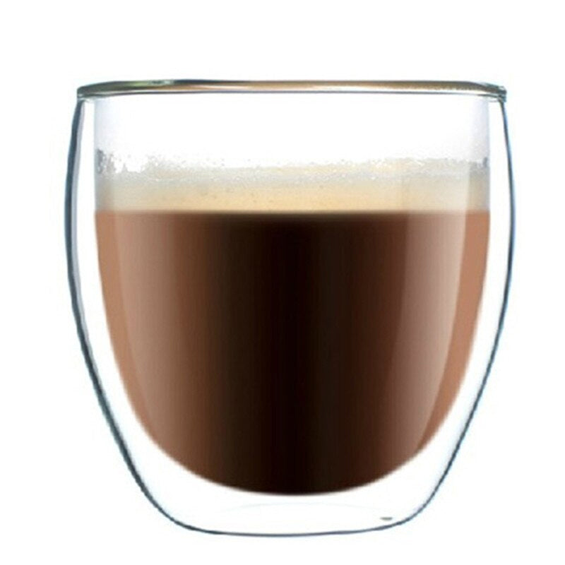Set of 2 double-walled glasses 250ml