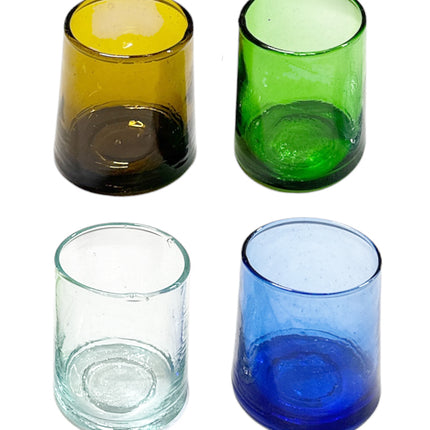 Verre à eau marocain soufflé à la main