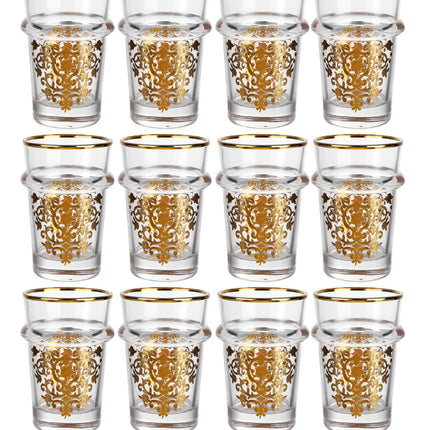 Verres Beldi marocains – Lot de 12