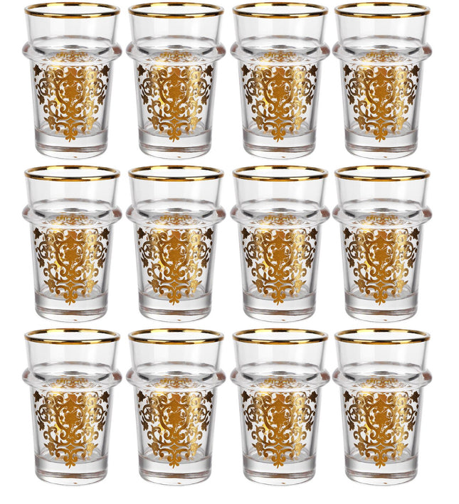 Verres Beldi marocains – Lot de 12